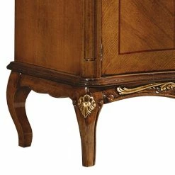 100 Cm Hohes Sideboard In Nussbaum & Gold - Aciara -Landuva Shop 100 cm hohes sideboard in nussbaum gold italienischer stil aciara 02