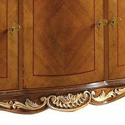 100 Cm Hohes Sideboard In Nussbaum & Gold - Aciara -Landuva Shop 100 cm hohes sideboard in nussbaum gold italienischer stil aciara 03