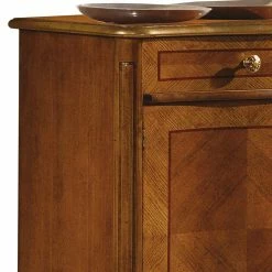 100 Cm Hohes Sideboard In Nussbaum & Gold - Aciara -Landuva Shop 100 cm hohes sideboard in nussbaum gold italienischer stil aciara 04