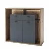 115x108x40 Design Highboard In Eiche Optik - Dalavera -Landuva Shop 115x108x40 design highboard in eiche optik und grau dalavera f