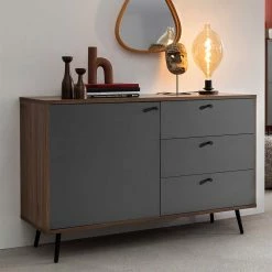 Landuva Shop -Landuva Shop 118x76x40 skandi kombi kommode in grau walnuss optik nuies 01