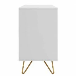 120x70x40 Weiße Kommode Mit Metallfüßen In Gold - Pestrov 4 120x70x40 Weiße Kommode Mit Metallfüßen In Gold - Pestrov -Landuva Shop 120x70x40 weisse kommode mit metallfuessen in gold 6 schubladen pestrov 02