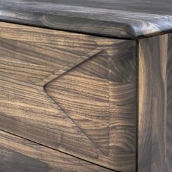 120x78x40 Design Kommode Aus Nussbaum - Rivossa -Landuva Shop 120x78x40 design kommode aus nussbaum mit drei schubladen rivossa 02