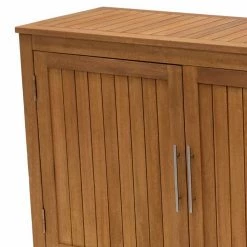 120x85x50 Outdoor Schrank Mit Doppeltür - Timos -Landuva Shop 120x85x50 outdoor schrank mit doppeltuer aus eukalyptusholz geoelt timos 02