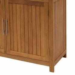120x85x50 Outdoor Schrank Mit Doppeltür - Timos -Landuva Shop 120x85x50 outdoor schrank mit doppeltuer aus eukalyptusholz geoelt timos 03