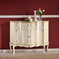 121x91x45 Barock Design Kommode Zweifarbig - Datalera