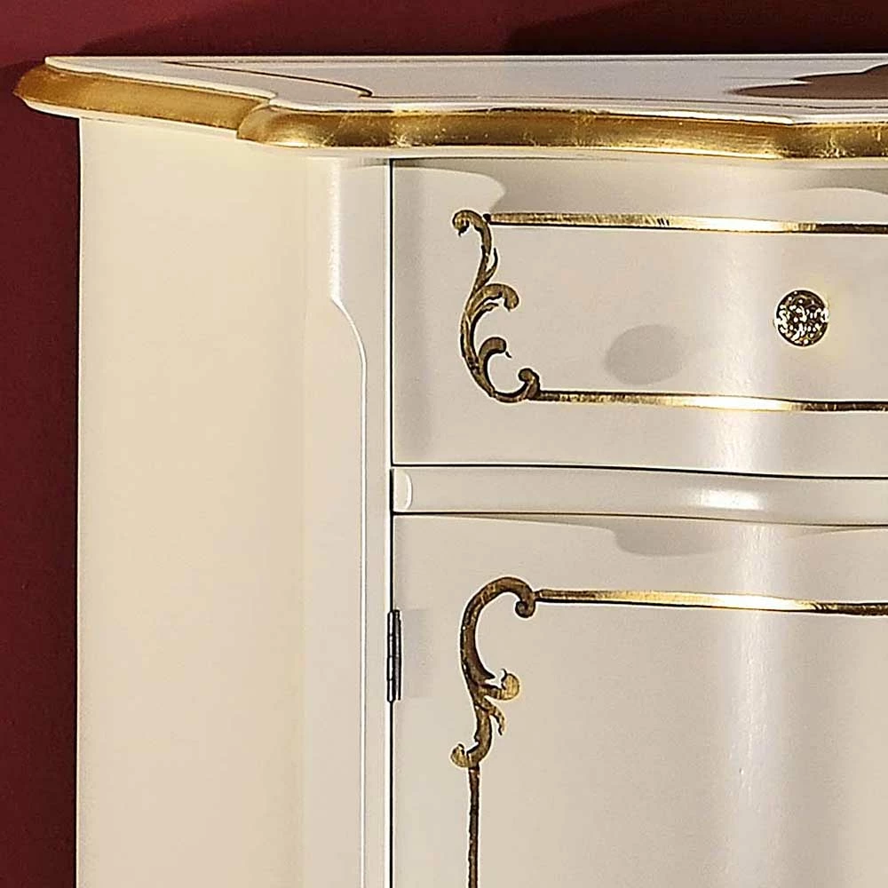 121x91x45 Barock Design Kommode zweifarbig - Datalera 121x91x45 Barock Design Kommode Zweifarbig - Datalera -Landuva Shop 121x91x45 barock design kommode zweifarbig in weiss gold datalera 03