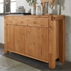 122x88x44 Moderne Holzkommode Aus Kiefer - Delamaro