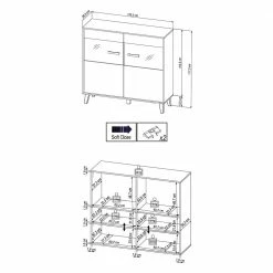 126x118x40 Schrank Mit Glaseinsatz In Marmor Optik - Jaennos -Landuva Shop 126x118x40 schrank mit glaseinsatz in marmor optik schwarz jaennos 05