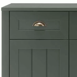 130cm Landhaus Sideboard In Dunkelgrün - Niestov 6 130cm Landhaus Sideboard In Dunkelgrün - Niestov -Landuva Shop 130cm landhaus sideboard in dunkelgruen mit glas einsatz niestov 04