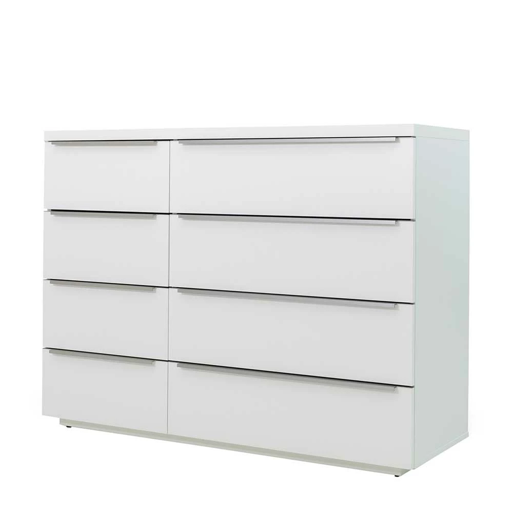 130x97x45 Moderne Kommode mit acht Schubladen - Kalis 130x97x45 Moderne Kommode Mit Acht Schubladen - Kalis -Landuva Shop 130x97x45 moderne kommode mit acht schubladen in weiss mit metallgriffen kalis f