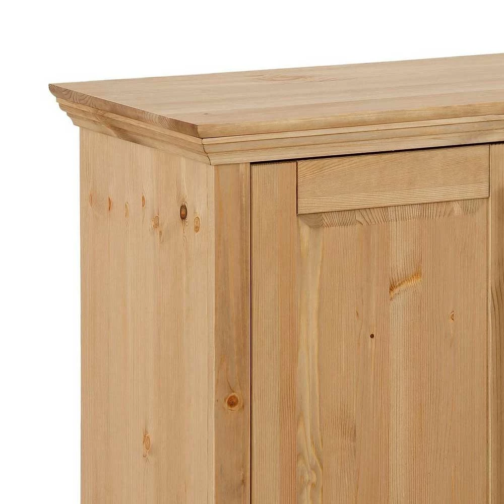 132x70x39 Moderne Holzkommode mit drei Türen - Noellisa 132x70x39 Moderne Holzkommode Mit Drei Türen - Noellisa -Landuva Shop 132x70x39 moderne holzkommode mit drei tueren aus kiefer mit metallgriffen noellisa 04