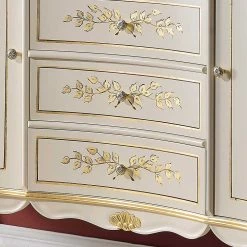 133x90x42 Barockstil Anrichte In Weiß & Gold - Iviada -Landuva Shop 133x90x42 barockstil anrichte in weiss gold 2 tuerig 4 schubladen iviada 03