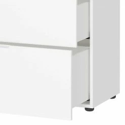 134x101x42 Cm Kommode In Weiß Mit Glas - Rufu -Landuva Shop 134x101x42 cm kommode in weiss mit glas beschichtung rufu 04