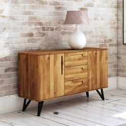 136x81x45 Massivholzkommode Mit Stahlbeinen - Mandirov 4 136x81x45 Massivholzkommode Mit Stahlbeinen - Mandirov -Landuva Shop 136x81x45 massivholzkommode mit stahlbeinen in schwarz wildeiche natur mandirov 02