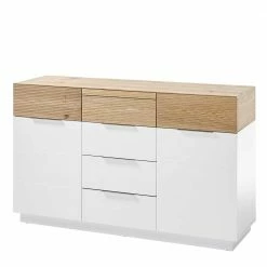 136x83x40 Skandi Kombi-Kommode Mit Sockelgestell - Hedisca