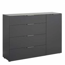 136x99x40 Kommode Mit Vier Schubladen & Tür - Ejedan