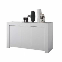 138x81x42 Wangengestell Kommode In Weiß - Mikes