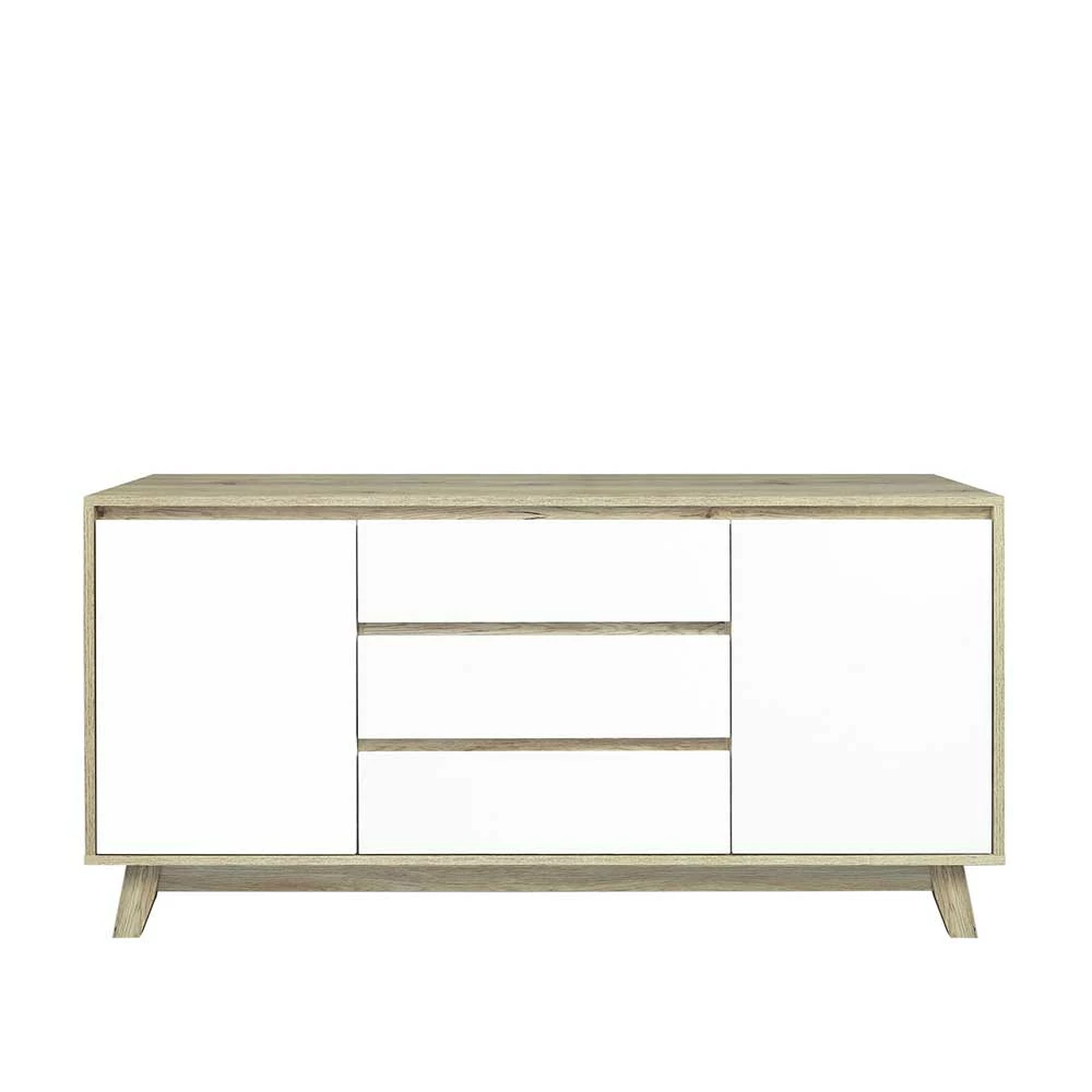 140x75x40 Kombi-Kommode im Skandinavischen Stil - Moose 140x75x40 Kombi-Kommode Im Skandinavischen Stil - Moose -Landuva Shop 140x75x40 kombi kommode im skandinavischen stil in weiss natur moose 02