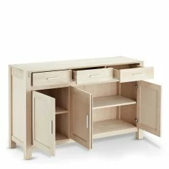 140x86x45 Kombi-Kommode In Eiche Geseift - Neclos 4 140x86x45 Kombi-Kommode In Eiche Geseift - Neclos -Landuva Shop 140x86x45 kombi kommode in eiche geseift teilmassiv neclos 02