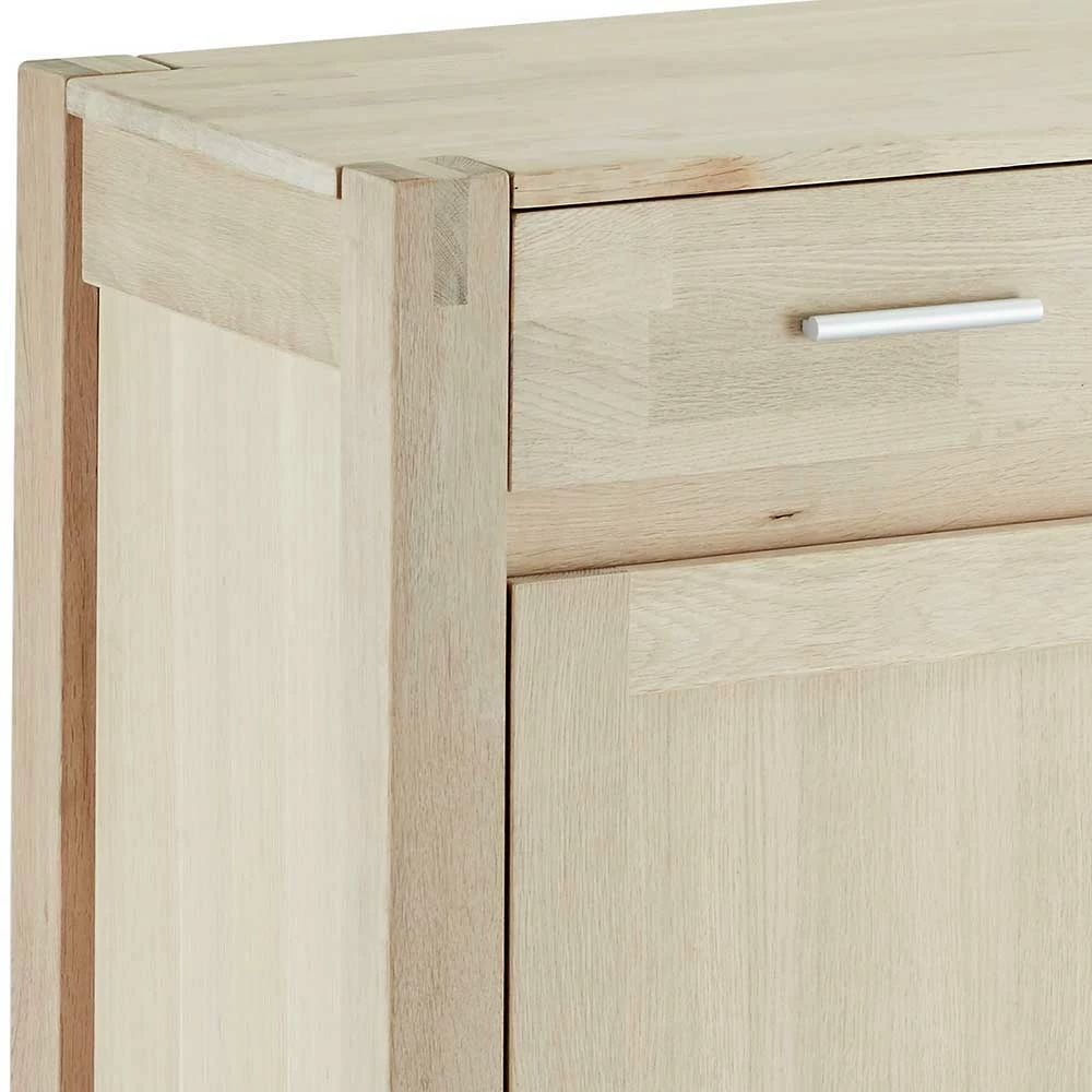 140x86x45 Kombi-Kommode in Eiche geseift - Neclos 140x86x45 Kombi-Kommode In Eiche Geseift - Neclos -Landuva Shop 140x86x45 kombi kommode in eiche geseift teilmassiv neclos 03