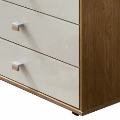 141cm Breite Kommode Mit Glas Front In Beige - Emdsiva I 4 141cm Breite Kommode Mit Glas Front In Beige - Emdsiva I -Landuva Shop 141cm breite kommode mit glas front in beige korpus eiche emdsiva i 03