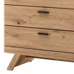 144x84x44 Designer Sideboard Zweifarbig - Larinca -Landuva Shop 144x84x44 designer sideboard zweifarbig in eichefarben grau larinca 04