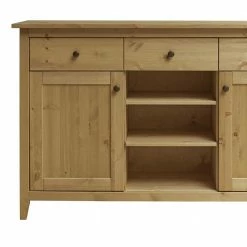 144x91x40 Landhaus Anrichte Aus Kiefer Massivholz - Krems -Landuva Shop 144x91x40 landhaus anrichte aus kiefer massivholz natur lasiert krems 02