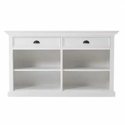 145x85x50 Anrichte Mit Zwei Schubladen - Venzeno I -Landuva Shop 145x85x50 anrichte mit zwei schubladen vier faechern in weiss venzeno i 02