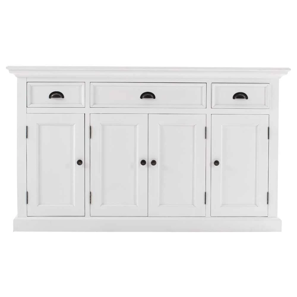 145x85x50 Landhaussideboard in Weiß - Venzeno 145x85x50 Landhaussideboard In Weiß - Venzeno -Landuva Shop 145x85x50 landhaussideboard in weiss aus mahagoni holz mdf venzeno 02