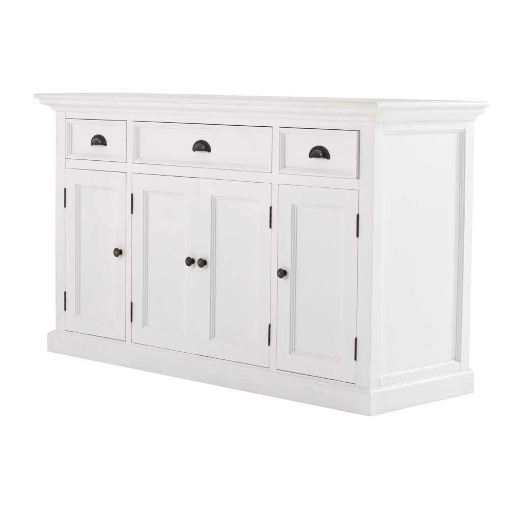 145x85x50 Landhaussideboard in Weiß - Venzeno 145x85x50 Landhaussideboard In Weiß - Venzeno -Landuva Shop 145x85x50 landhaussideboard in weiss aus mahagoni holz mdf venzeno f