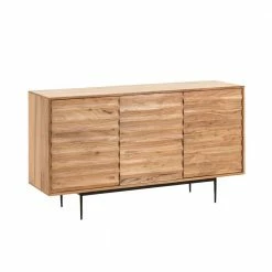 147x81x41 Türen-Sideboard Aus Massiver Akazie - Olvinas