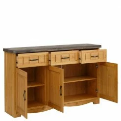 148x91x37 Landhaus Sideboard Aus Massivholz - Ostanzia 5 148x91x37 Landhaus Sideboard Aus Massivholz - Ostanzia -Landuva Shop 148x91x37 landhaus sideboard aus massivholz in kiefer natur grau ostanzia 03