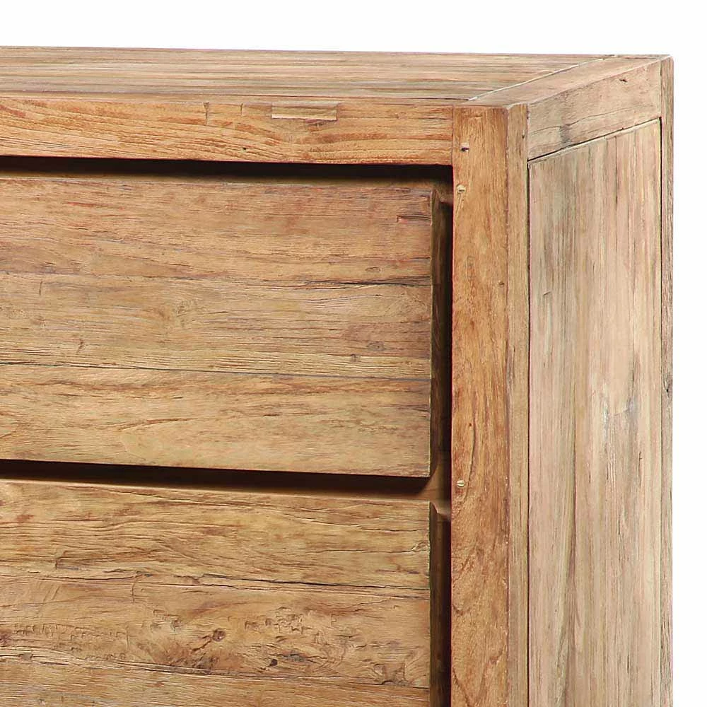 150 Cm Breites Schubladen Sideboard Aus Teak - Ciola 6 150 Cm Breites Schubladen Sideboard Aus Teak - Ciola – Bild 4