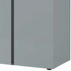 150x104x42 Kommode In Silber Grau & Dunkelgrau - Owiconta -Landuva Shop 150x104x42 kommode in silber grau dunkelgrau mit glas beschichtung owiconta 04