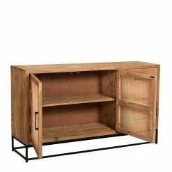 150x80x35 Sideboard Aus Holz & Rattan - Lazianus 6 150x80x35 Sideboard Aus Holz & Rattan - Lazianus -Landuva Shop 150x80x35 sideboard aus holz rattan mit buegelgestell aus metall lazianus 04