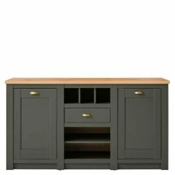 152x83x45 Landhaus Anrichte In Graugrün - Eylan 4 152x83x45 Landhaus Anrichte In Graugrün - Eylan -Landuva Shop 152x83x45 landhaus anrichte in graugruen wildeichefarben eylan 02