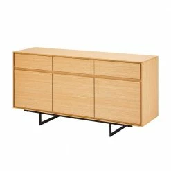 155x82x45 Sideboard Mit Eiche Furniert - Ajanda