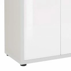 156x111x40 Hohes Sideboard Fürs Büro - Tederana -Landuva Shop 156x111x40 hohes sideboard fuers buero in weiss grau viel stauraum fuer ordner tederana 02