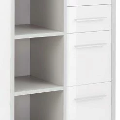 156x111x40 Hohes Sideboard Fürs Büro - Tederana -Landuva Shop 156x111x40 hohes sideboard fuers buero in weiss grau viel stauraum fuer ordner tederana 04