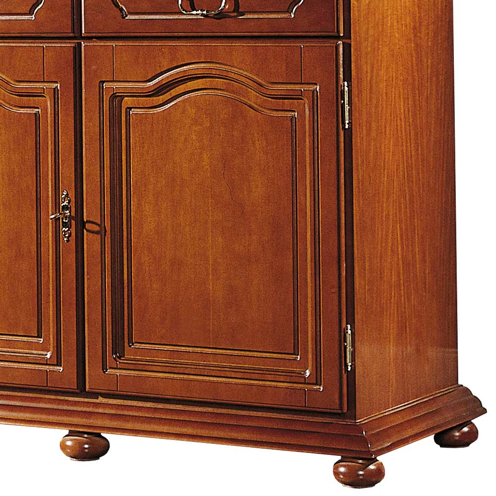 156x90x48 cm Anrichte im klassischen Stil - Belves 156x90x48 Cm Anrichte Im Klassischen Stil - Belves -Landuva Shop 156x90x48 cm anrichte im klassischen stil in nussbaum optik belves 03