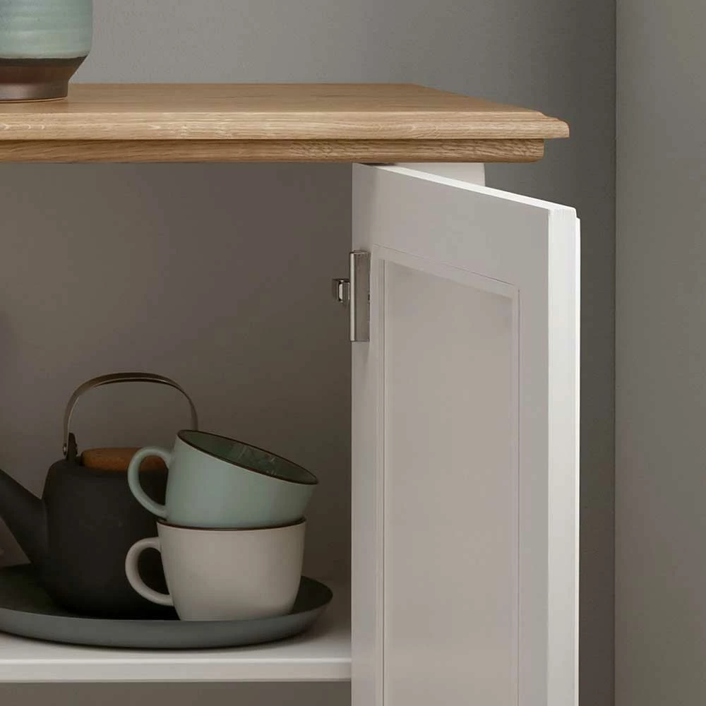 157x91x45 Landhaus Kommode in Weiß & Eiche - Henry 157x91x45 Landhaus Kommode In Weiß & Eiche - Henry -Landuva Shop 157x91x45 landhaus kommode in weiss eiche aus massivholz henry 04