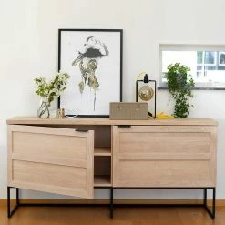 160x75x41 White Wash Kommode Aus Eiche - Myras I 4 160x75x41 White Wash Kommode Aus Eiche - Myras I -Landuva Shop 160x75x41 white wash kommode aus eiche mit stahl schwarz 2 tuerig myras i 02