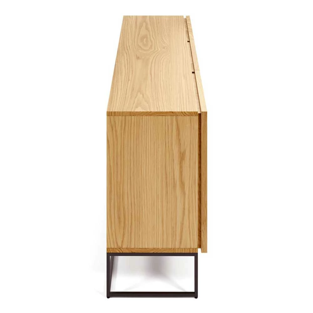 160x78x42 Skandi Sideboard mit Bügelgestell - Moda 160x78x42 Skandi Sideboard Mit Bügelgestell - Moda -Landuva Shop 160x78x42 skandi sideboard mit buegelgestell korpus in eiche furnier moda 03