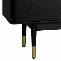 160x79x42 Design Sideboard In Schwarz - Orgevia -Landuva Shop 160x79x42 design sideboard in schwarz eiche furnier orgevia 05