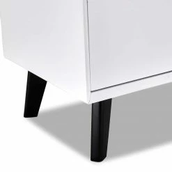 160x80x40 Sideboard In Weiß & Schwarz - Vasdov 6 160x80x40 Sideboard In Weiß & Schwarz - Vasdov -Landuva Shop 160x80x40 sideboard in weiss schwarz lackiert scandi modern vasdov 04