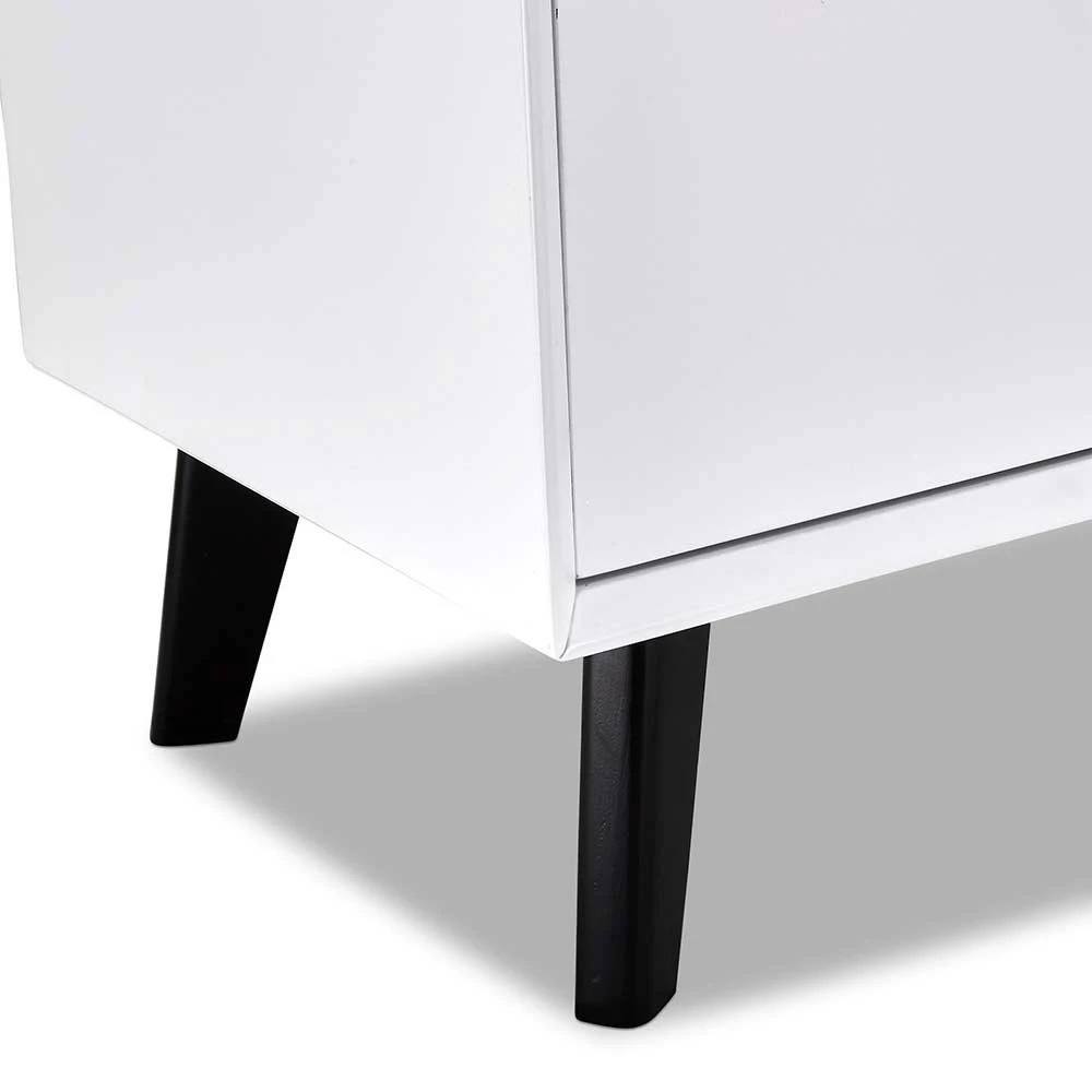 160x80x40 Sideboard in Weiß & Schwarz - Vasdov 160x80x40 Sideboard In Weiß & Schwarz - Vasdov -Landuva Shop 160x80x40 sideboard in weiss schwarz lackiert scandi modern vasdov 04