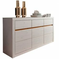 160x85x42 Kiefer Sideboard Gebeizt & Lackiert - Meuvrun
