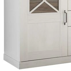 163x90x50 Landhaus Sideboard In Weiß & Pinie Dunkel - Chesnur 4 163x90x50 Landhaus Sideboard In Weiß & Pinie Dunkel - Chesnur -Landuva Shop 163x90x50 landhaus sideboard in weiss pinie dunkel dekor mit sockelgestell chesnur 02