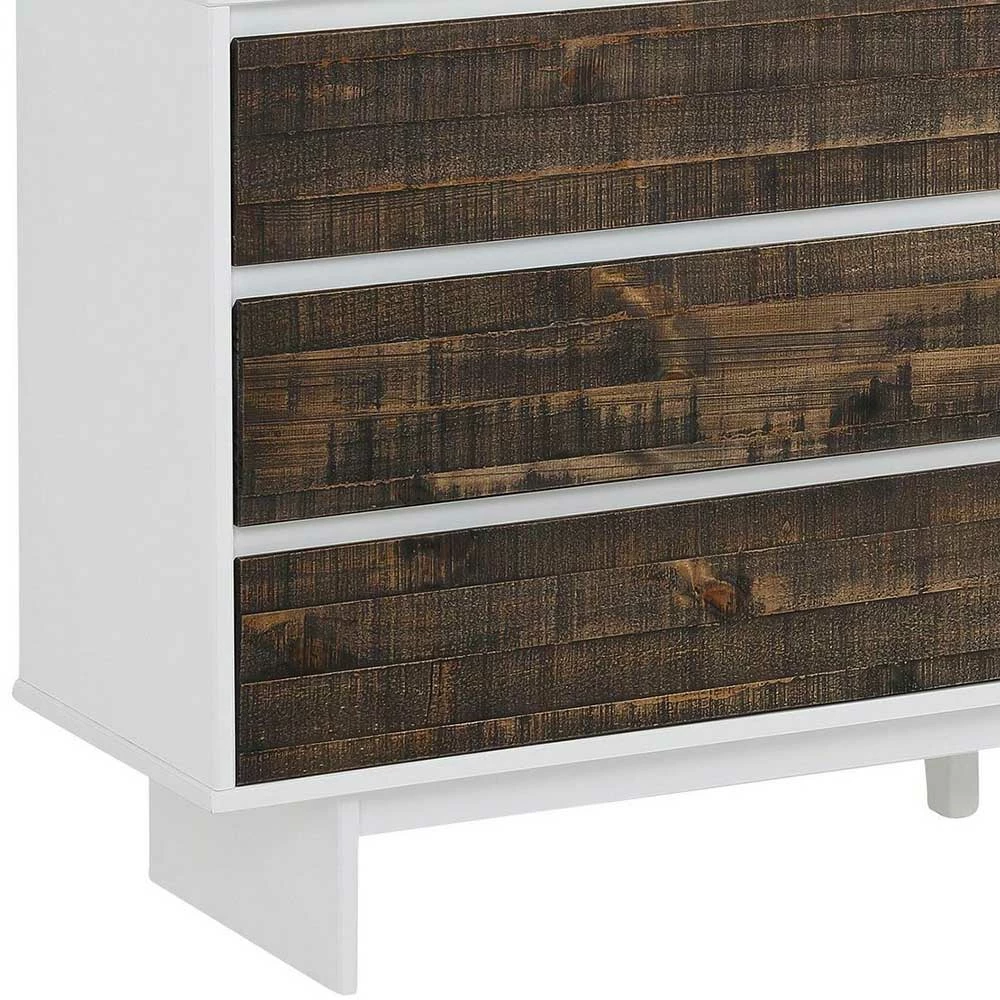 165x68x35 Sideboard in Weiß & Kiefer dunkel - Chihu 165x68x35 Sideboard In Weiß & Kiefer Dunkel - Chihu -Landuva Shop 165x68x35 sideboard in weiss kiefer dunkel skandi design chihu 04